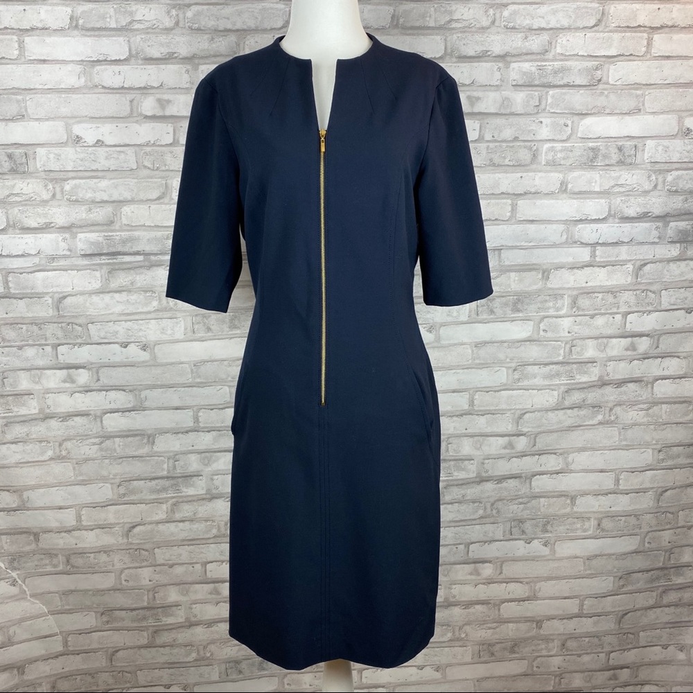 Tahari Arthur S. Levine Navy Blue Dress Size 8